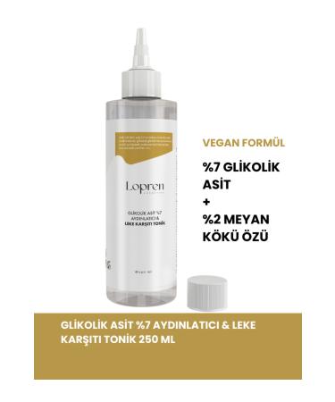 Lopren 7% Glycolic Acid Brightening & Anti-Spot Tonic 250 ml