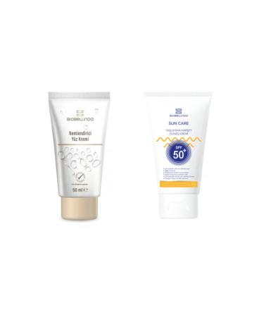 BioBellinda Sunscreen and Moisturizing Face Cream 2-Pack Care Set 50 ml