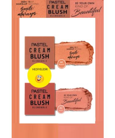 Pastel Cream Blush - Cream Blush 42 Rosery + Cream Blush 44 Blossom 2 Piece Set is Gifted. - Buy Online on GoSupps.com