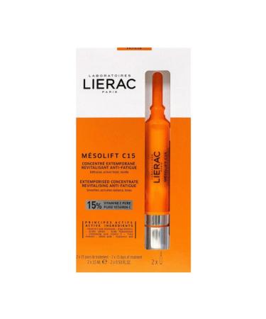 Lierac Mesolift C15 Anti-Fatigue Revitalizing Serum 2x15 ml (Mineral complex) - Buy Online on GoSupps.com