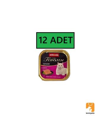 Animonda Vom Feinsten Senior Lamb Meat Cat Food 100 Gr x 12 Pieces