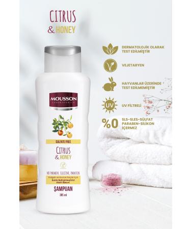 Mousson Curl Defining Effect Sulfate-Free Shampoo with Citrus and Honey Extract 385 Ml Set of 4 - Buy Online on GoSupps.com
