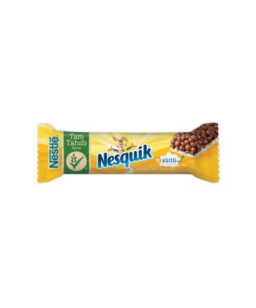 Nestle Nesquik Cocoa Whole Grain Bar 25 Gr x 24 Pieces - Buy Online on GoSupps.com