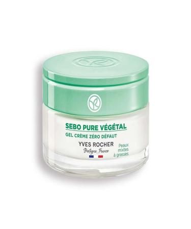 Yves Rocher Gel Cream -Sebo Pure Vegetal Oil Balancing and Mattifying Zinc & Salicylic Acid 50 ml - Buy Online on GoSupps.com