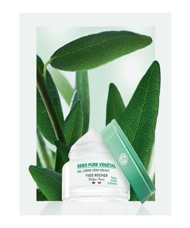 Yves Rocher Gel Cream -Sebo Pure Vegetal Oil Balancing and Mattifying Zinc & Salicylic Acid 50 ml
