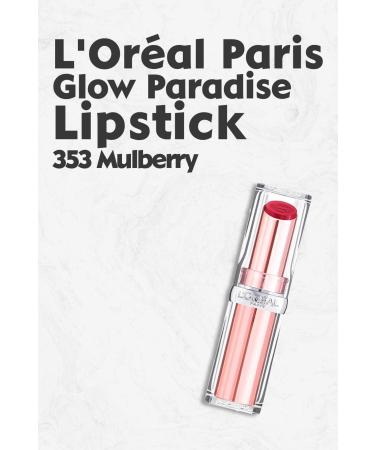 L'Oreal Paris Glow Paradise Lipstick 353 Mulberry Lipstick