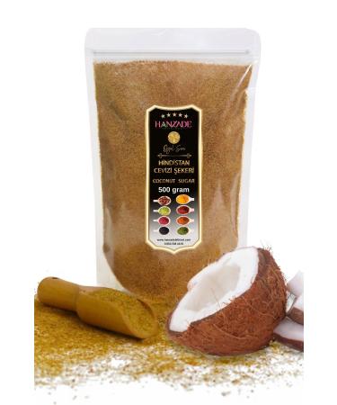 Hanzade Herbal Coconut Sugar 500 Gr - Gluten Free Vegan