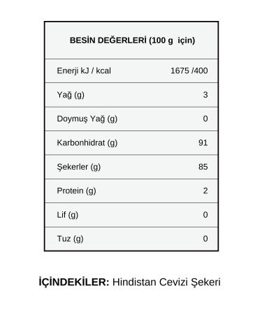 Hanzade Herbal Coconut Sugar 500 Gr - Gluten Free Vegan - Buy Online on GoSupps.com