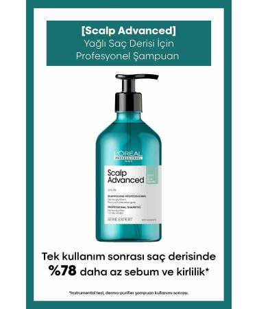 L'oreal Professionnel Serie Expert Scalp Advanced Anti-Oily Professional Shampoo 500 Mlevano44
