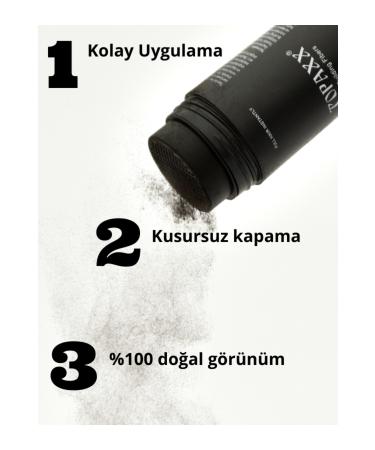 Topaxx Grey/grey Volumizing Hair Fiber Topical Powder 27.5 gr - Buy Online on GoSupps.com