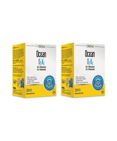 Ocean Vitamin D3k2 Drops 20 ml 2 Pack