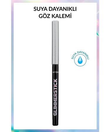 Avon Glimmerstick Lift Eyeliner Glitter - Silver Lights