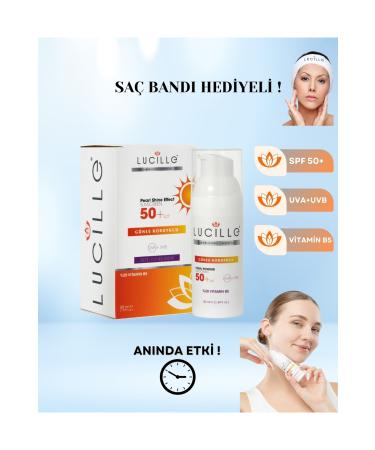 Lucille Beauty Lucille Sunscreen Cream Vitamin B5 50 Spf - Uva Uvb 50 ml
