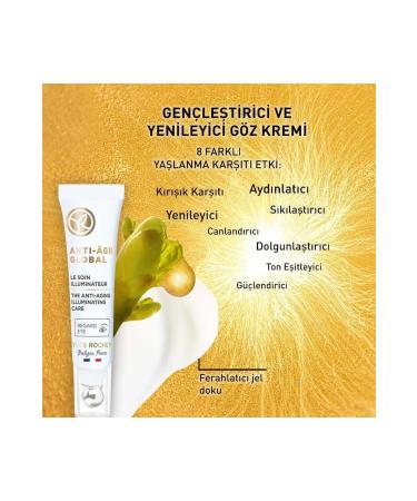 Yves Rocher Anti-Age Global Renewing Anti-Aging Stem Cell Eye Cream with Caffeine & Vitamin E 15ml SH NEE516 - Buy Online on GoSupps.com