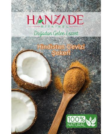 Hanzade Herbal Coconut Sugar 500 Gr - Gluten Free Vegan - Buy Online on GoSupps.com