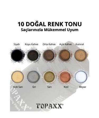 Topaxx Grey/grey Volumizing Hair Fiber Topical Powder 27.5 gr - Buy Online on GoSupps.com