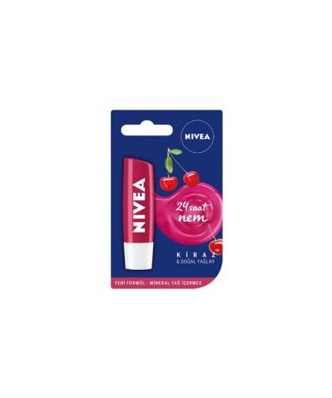 NIVEA Lip Stick 4.8 gr Fruity Shine Cherry Lip Cream 6-pack