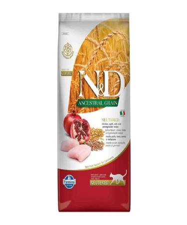 N & D ND ANCESTRAL GRA N NEUTERET CHICKEN POMEGRANATE 10 KG