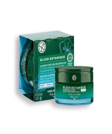 Yves Rocher Night Cream - Anti-Aging Herbal Antioxidant Care / Elixir Botanique Detox Effect 50 ml