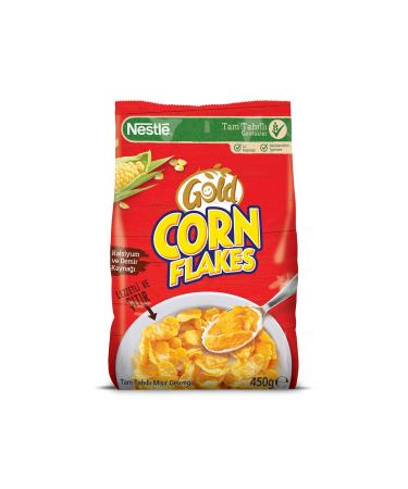 Nestle Gold Corn Flakes Whole Grain Corn Flakes 450 Gr