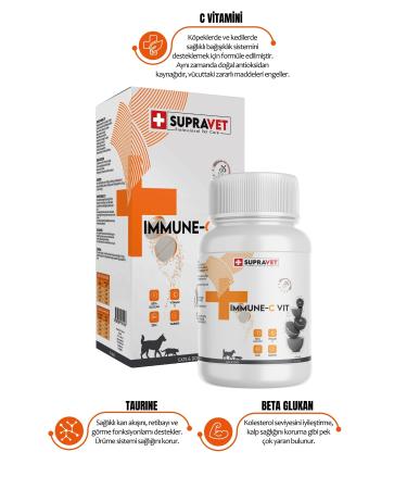 Supravet Immune Cat Dog Vitamin 75 Tablets - Buy Online on GoSupps.com