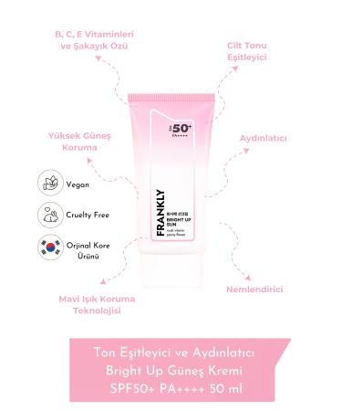 FRANKLY Bright Up Sun Cream SPF50+ PA++++ 50 ml