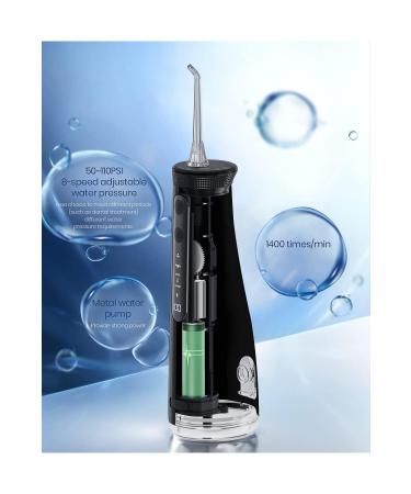 Mornwell Oral Irrigator for Teeth Wireless Mornwell Water Flosser 4 Cleaning Modes 6 Nozzles 270ml Water Tank - Buy Online on GoSupps.com