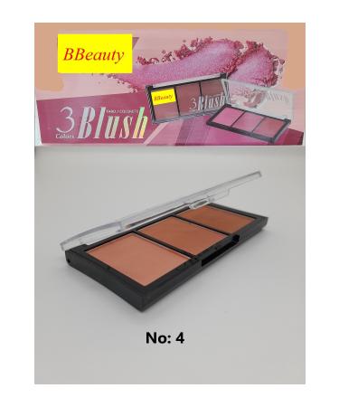 BBeauty 3 Colors Blush Mini Blush Palette