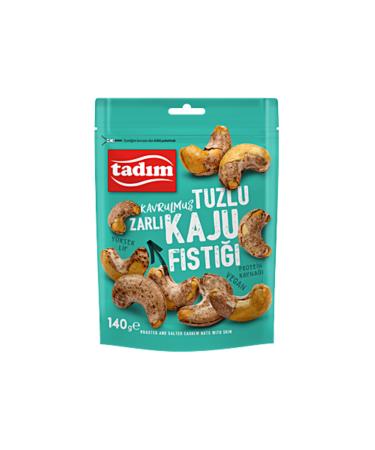 Tad m New Salted Roasted Cashew Nuts with Skin 140 Gr x 3 Pieces
