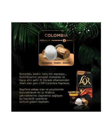 lor Espresso Origin Colombia 3 Pack 30 Capsules - Buy Online on GoSupps.com