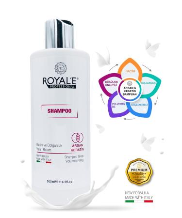 royale professional shampoo - argan keratin shampoo 500ml - Buy Online on GoSupps.com