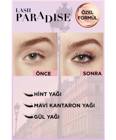 L'Oreal Paris Lash Paradise Intense Black Extra Super Black Mascara GK RN406 - Buy Online on GoSupps.com