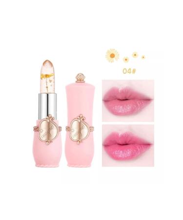 Lesvip's Floral Lipstick Long Lasting Lip Balm Moisturizing Effect X2 No.1 No.4 - Buy Online on GoSupps.com