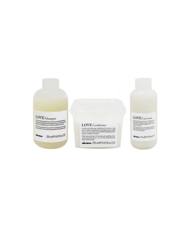 Davines care set Love Curl Shampoo 250 Ml + Cream 250 Ml + Lovely Curl Cream 150 Ml
