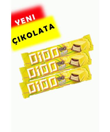 Ulker Dido Trio Colors Lemon 36.5 Gr x 12 Pieces