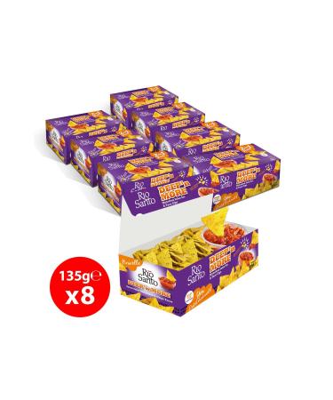 Rio Santo Deep'n More Mexican Salsa Sauce & Taco Chips 135 gx 8