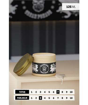 BAND DO Cream Pomade 125 ml / Light and Medium Hold Shiny Natural Looking Hair Styling Cream Wax