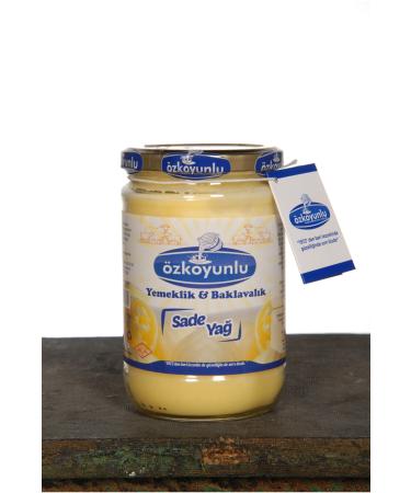 ZKOYUNLU CLARIFIED BUTTER FOR COOKING & BAKLAVA zkoyunlu Clarified Butter for Cooking & Baklava 600 gr