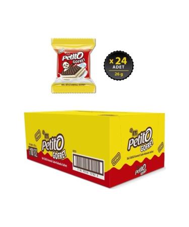 Eti Petito Wafer 25gr X 24 Pieces