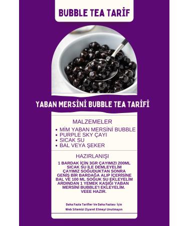Mim and More Blueberry Flavored Bubble Tea 500gr - Buy Online on GoSupps.com