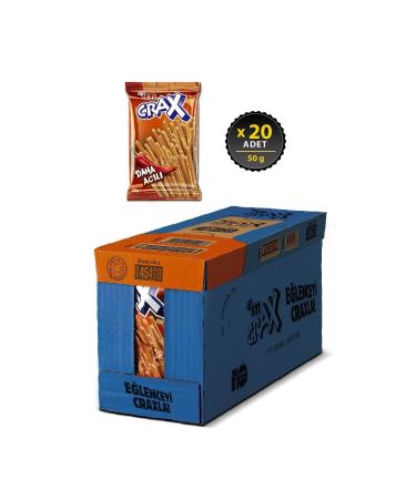 Eti Crax Hot Stick Cr. 50gr X 20 Pieces