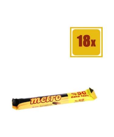 Ulker Metro Large Size 51 Gr X 18 Pieces