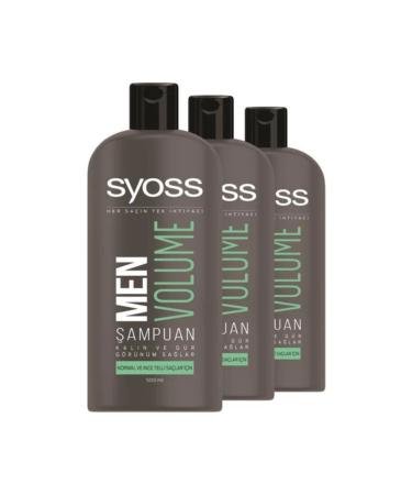 Syoss Men Volume Shampoo 500 ml x 3 Pieces