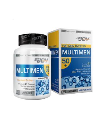Bigjoy Vitamins Multimen Multivitamin +50 50 Capsules