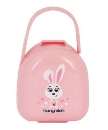 Hanymish Pink Pacifier Storage Box