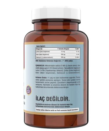 Ncs Zinc Bisglycinate & Copper Selenium 120 Tablets Zinc - Buy Online on GoSupps.com