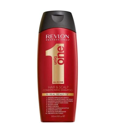 Revlon Uniq One All In One Hair Scalp Conditioning Care Shampoo 300.ml Mdbeauty. /