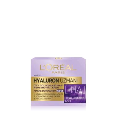 L'Oreal Paris Hyaluron Expert Moisturizing Night Cream 50 ml - Buy Online on GoSupps.com