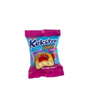 Ulker Kekstra Jellyball Strawberry Cake 24 Pieces
