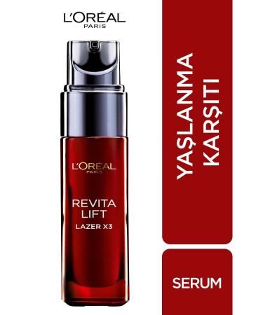 L'Oreal Paris Moisturizing Skin Care Serum - Dermo Expertise Revitalift Laser X3 30 ml